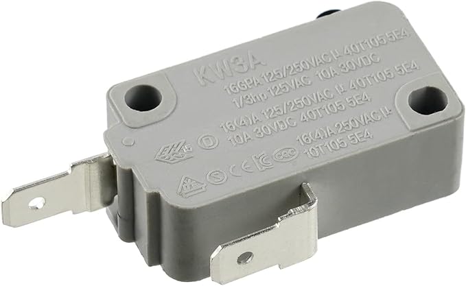 BOJACK Microwave Oven Door Switch KW3A 16A 125/250 V Door Interloc (Pack of 2 pcs Normally Close Switchs)
