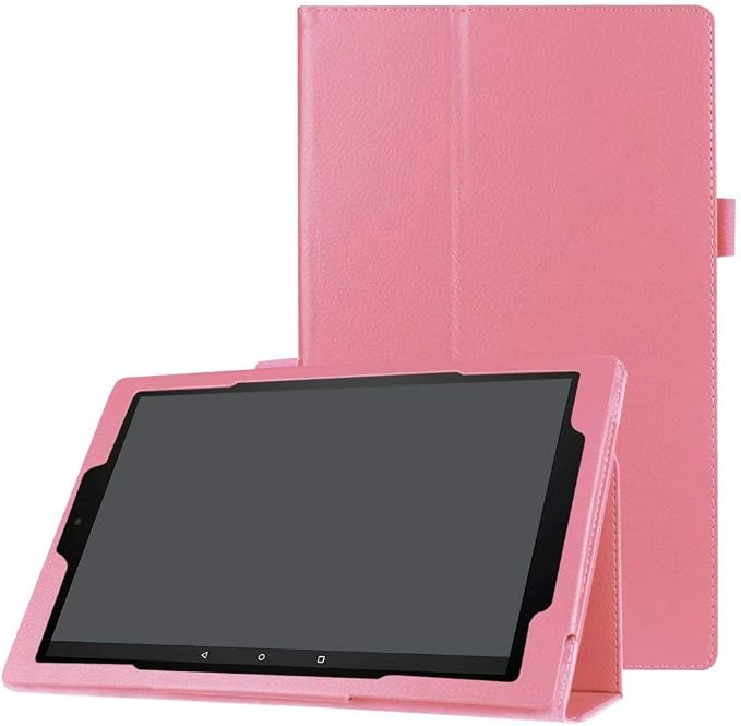 Tablet Cover for Amazon Kindle Fire HD10 7th 9th Generation(2017/2019 Release) Ultra Slim Folio Stand Lightweight Leather Case for Kindle Fire HD 10 7th 9th Gen 10.1 (KST-Dark Blue)