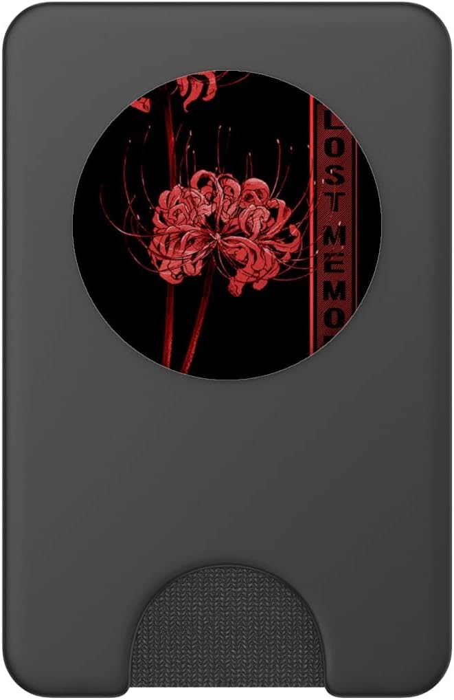 Japanese Spider Lily Soft Grunge Anime Aesthetic Flower PopSockets Adhesive PopGrip