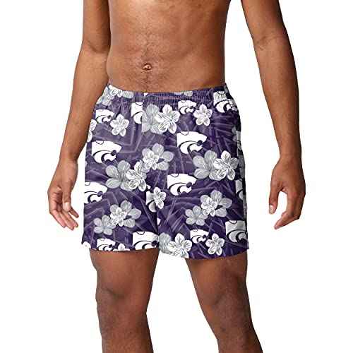 FOCO Men's Hibiscus Slim Fit 5.5" Suit Swimming Trunks