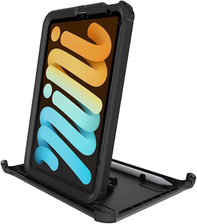 OtterBox Defender Series Case for iPad mini (A17) and iPad mini (6th gen) - Black, Rugged, Durable, Multi-Layer Protection, Rugged, Durable, Multi-Layer Protection