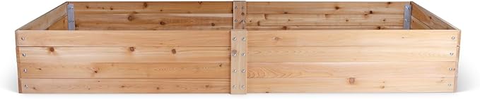 Infinite Cedar Select Cedar Raised Garden Bed (4' x 8' 14" H)