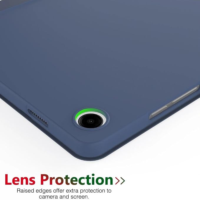 Case for Samsung Galaxy Tab S6 10.5 2019 (Model SM-T860/T865/T867) - Slim Lightweight Durable Trifold Stand Cover Supports Auto Wake/Sleep Blue