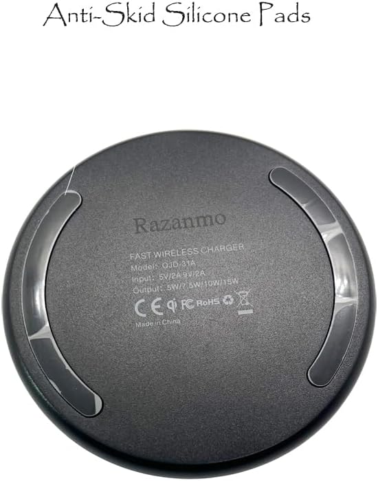 External Type-c Wireless Charging Receiver Adapter Compatible for Samsung Galaxy A51 A71 A41 A31 A21 A21S A11 with QI Wireless Charger