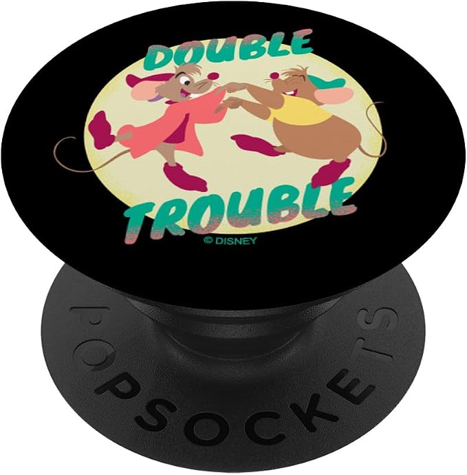 Disney Cinderella Jaq and Gus Double Trouble PopSockets Standard PopGrip