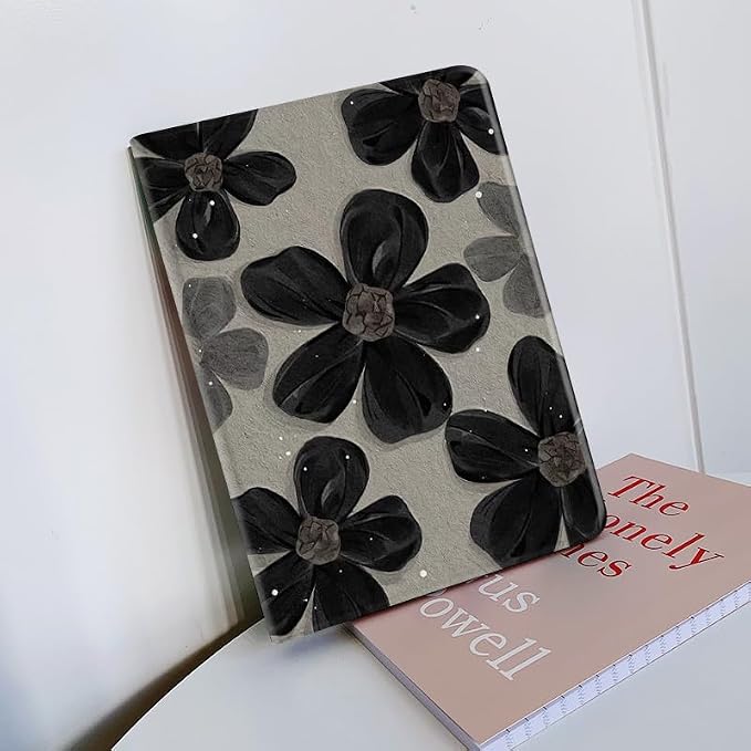 Flower Case for Xiaomi Redmi Pad 2 11 Case Flower Pattern Cute Floral Illustrated Printed Cover with Pencil HolderColor 5
