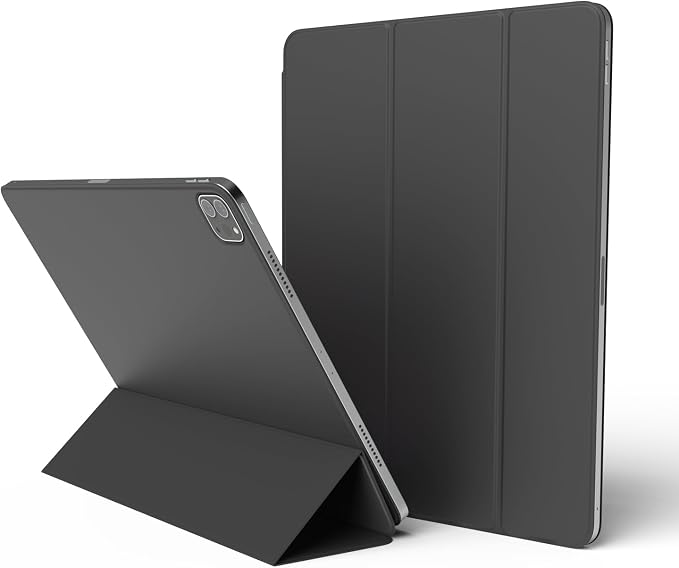 elago Magnetic Folio Case for iPad Pro 13-inch (M5 M4) | Back Plate can be Attached to Metal Materials Magnetic Back Plate Wake/Sleep Compatible with Apple Pencil 2 [Blue]