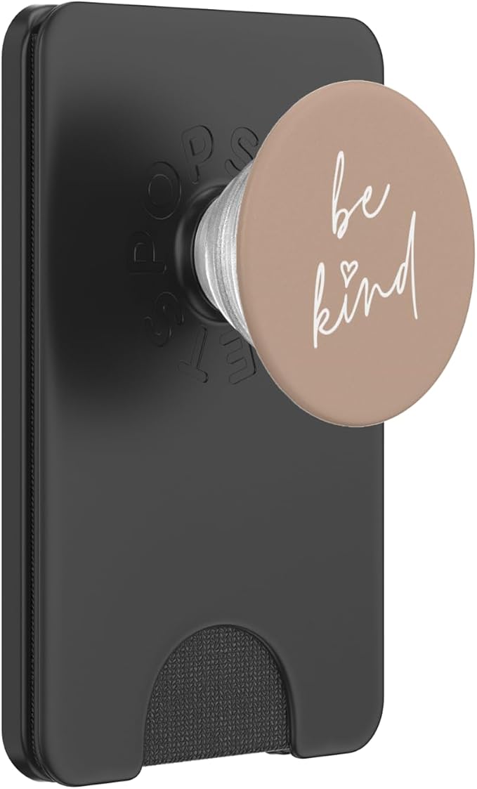 Be Kind - Cute Positive Inspirational Saying (Sand Beige) PopSockets Adhesive PopGrip