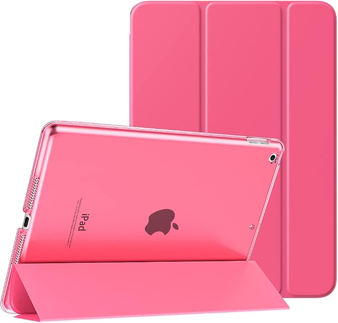 Moko Smart Case for iPad 9th/ 8th/ 7th Generation Case 10.2 InchWatermelon | Slim Stand Hard Back Shell Smart Cover Case with Translucent Frosted Back Auto Wake/Sleep Fit iPad 10.2 Inch 2021/2020/2