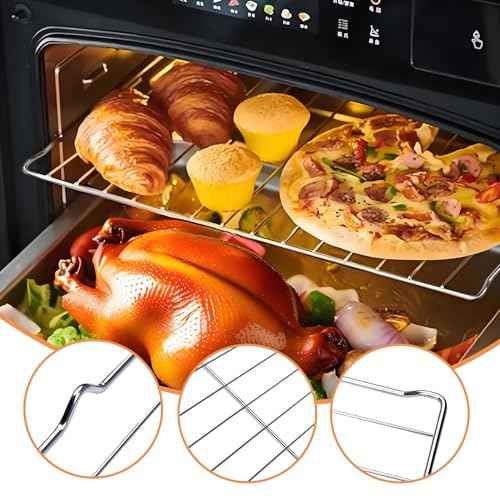 WB48T10063 Oven Rack, Stainless Steel Replacement Parts, Compatible With GE, General Electric,Hotpoint Oven AP4538468, PS2577619£¬24 x 17inchs, 2Packs
