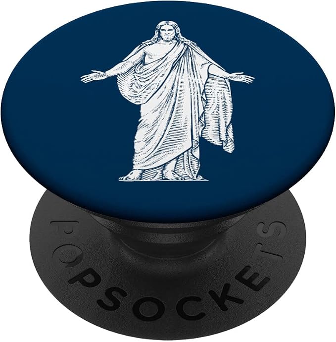 Latter Day Saint Christus Logo PopSockets Swappable PopGrip