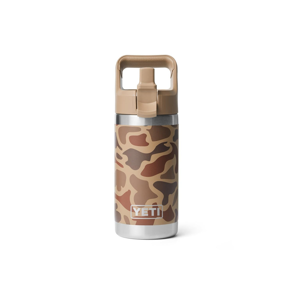 YETI Rambler Jr. 12 oz Kids Bottle, with Straw Cap, Wetlands Camo