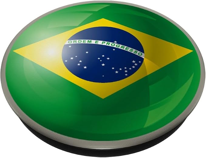 Brazil Flags United Kingdom England BrazilIan British Brazil PopSockets Standard PopGrip