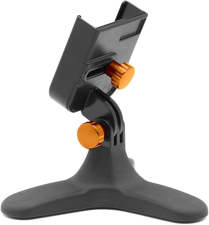 WeatherTech DeskFone - Universal Desktop Cell Phone Holder (Black Metal Knobs)