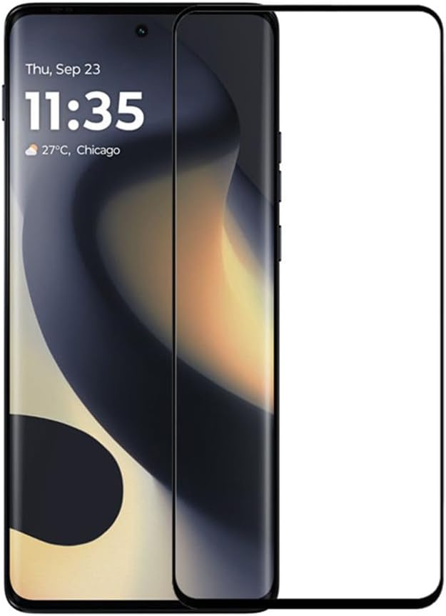 for Motorola Edge 2024 3D Curved Screen Protector [2 Pcs] Full Coverage HD Clear Anti-Scratch Easy Installation Screen Tempered Glass for Moto edge 2024 6.6