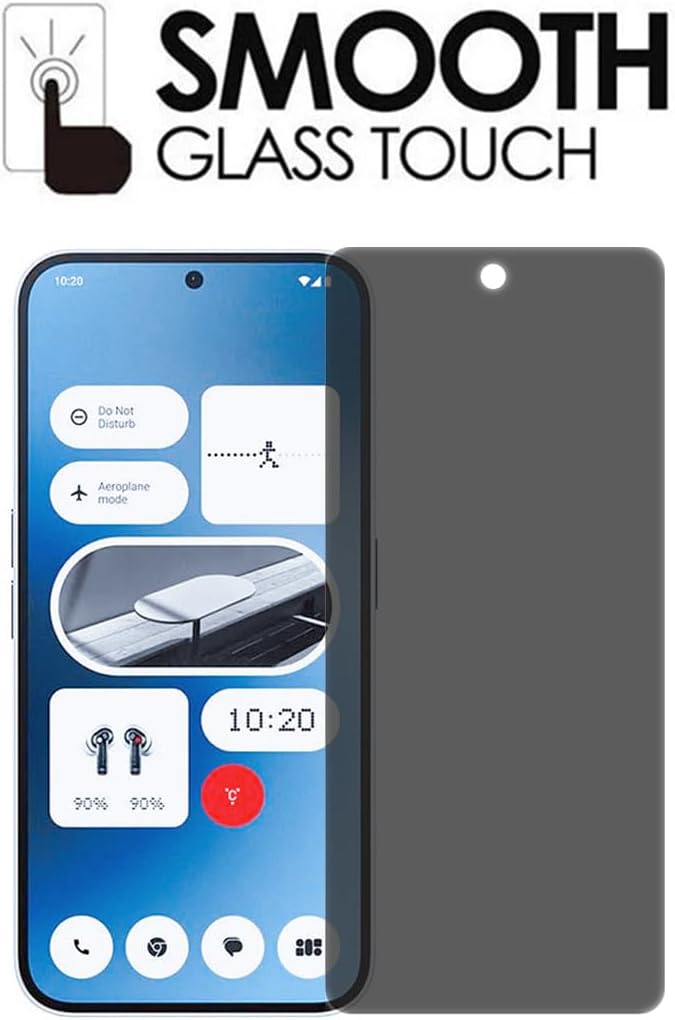 Privacy Screen Protector for Nothing Phone (2a) [2-Pack] Anti-Spy Tempered Glass Anti-Scratch Protective Glass for Nothing Phone 2a 6.7