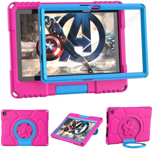 Kids case for 10 inch Tablet Lightweight Shockproof Case with Screen Protector Handle StandBlack