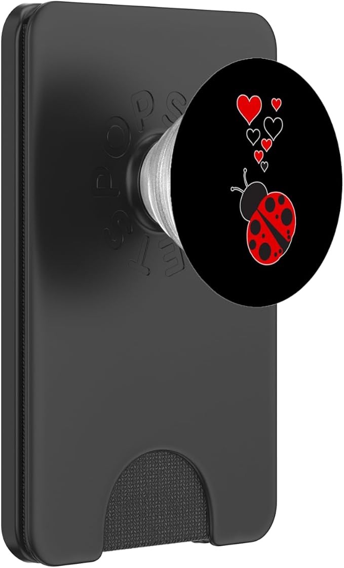 Cute Ladybug Hearts - I Love Ladybugs OK? PopSockets Adhesive PopGrip