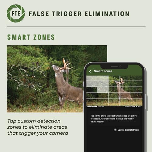 Moultrie Edge Pro Cellular Trail Camera - Auto Connect, Nationwide Coverage, False Trigger Elimination Tech,1080p Video with HD Audio, 100ft Detection Range