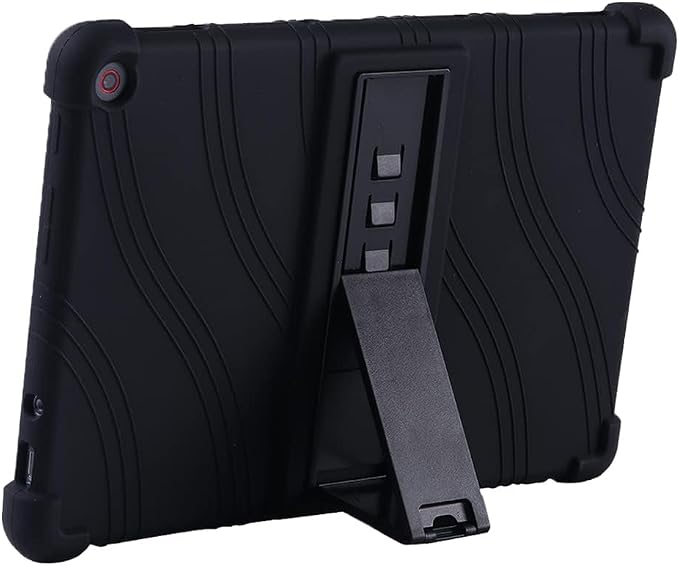 Case for Lenovo 10e - Gel Rubber Soft Skin Stand Universal Silicone Shockproof Protective Cover for Lenovo 10e Chromebook 10.1 inch Tablet Black