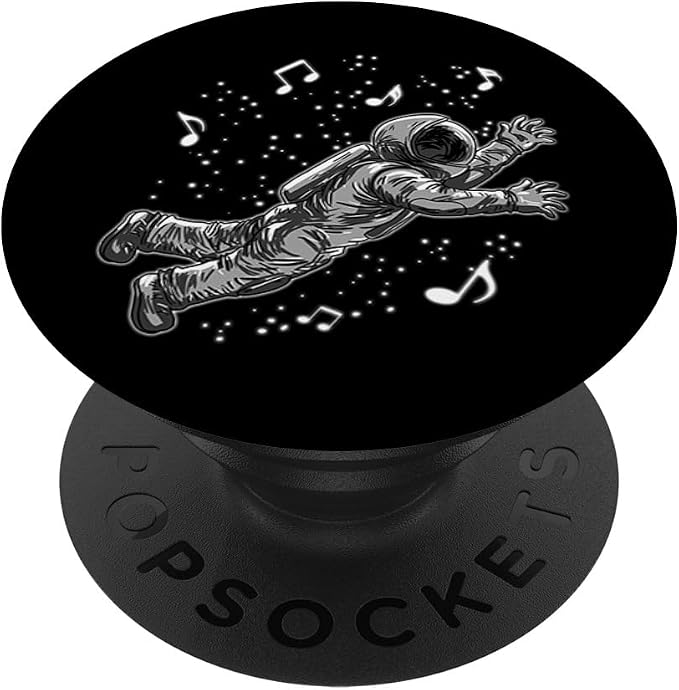 Astronaut Space Music Funny Galaxy Band Instrument Gift PopSockets Swappable PopGrip