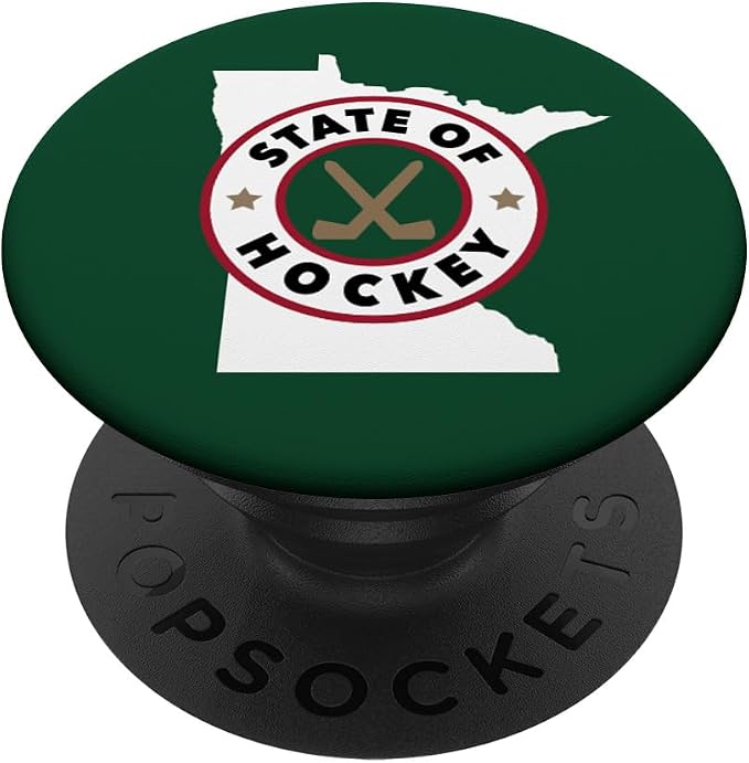 The State of Hockey - Minnesota - The Greatest Hockey State PopSockets Adhesive PopGrip