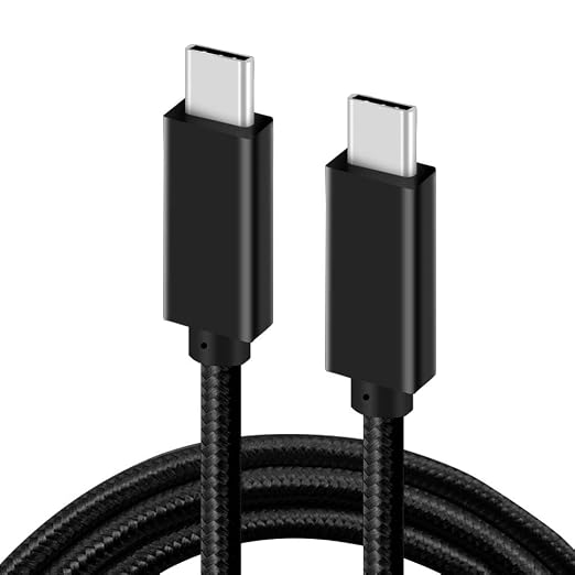 5A 100W USBC Cable - 6.6ft USB C 3.2 Gen 2 10Gbps Power Delivery Monitor Cable - PD Docking Stations Hard Drives Compatible with MacBook Pro iPad Pro 4K/5K