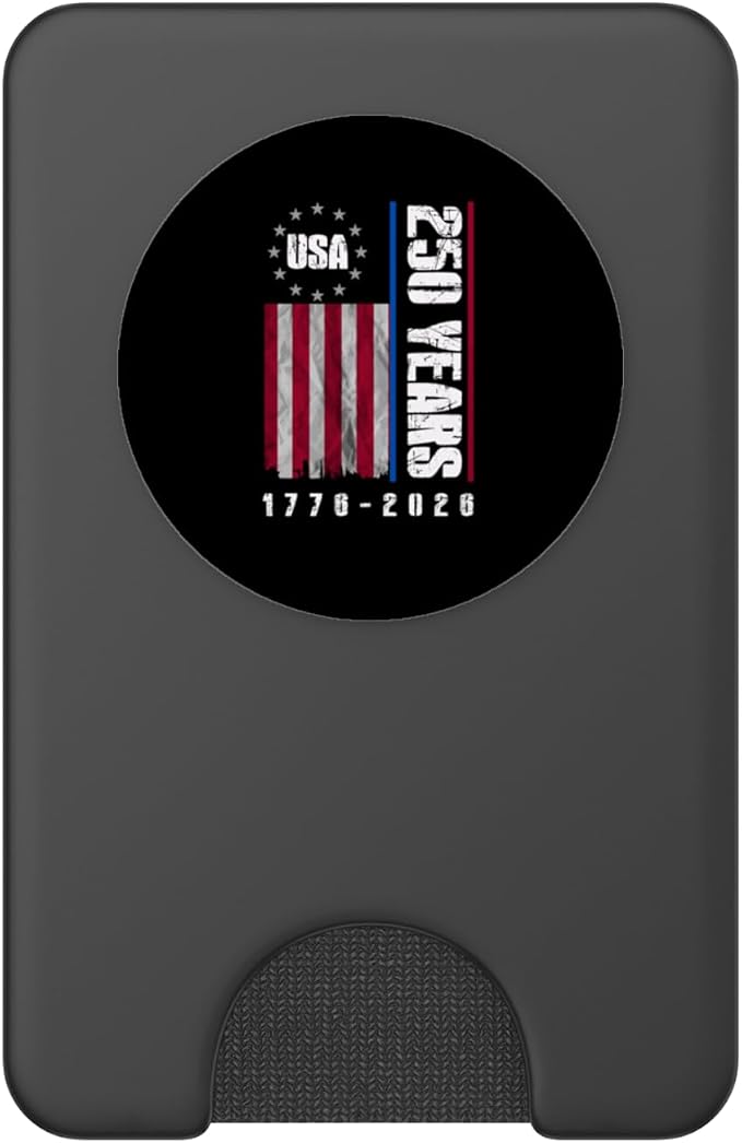 250 Years America Anniversary 250th Independence Day Freedom PopSockets PopWallet for MagSafe