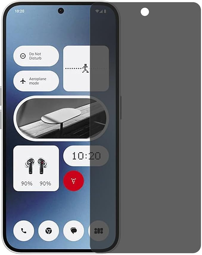 for Nothing Phone (2a) Privacy Screen Protector [2pack] Anti-spy Anti-Scratch Easy Install Tempered Glass for Nothing Phone (2a) 6.5