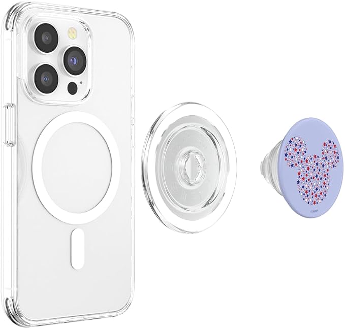 Disney Mickey &amp Friends Fourth Of July Star Fill Mouse PopSockets Standard PopGrip