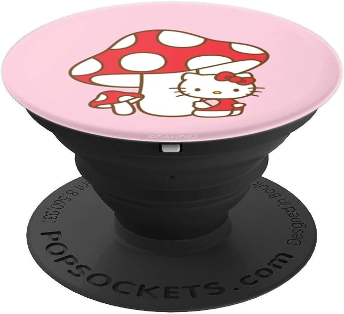 Hello Kitty Spring Mushroom PopSockets PopGrip: Swappable Grip for Phones &amp Tablets