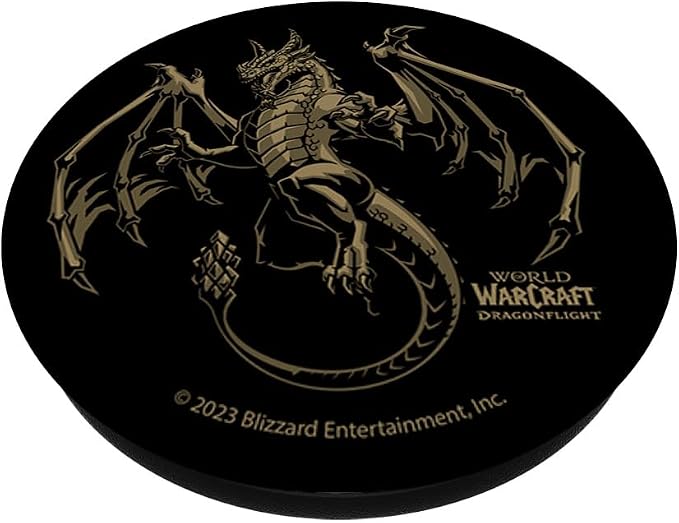 World of Warcraft Dragonflight Wrathion Epic Shot Vintage PopSockets Standard PopGrip