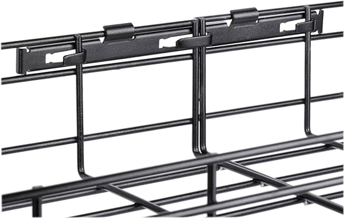 Tripp Lite Wire Mesh Cable Tray Management Organization, Ideal for Industrial & Data Centers, 2 Pack, 6 inches x 4 inches x 5 Feet / 150 x 100 x 1500 millimeters, 5-Year Warranty (SRWB6410X2STR)
