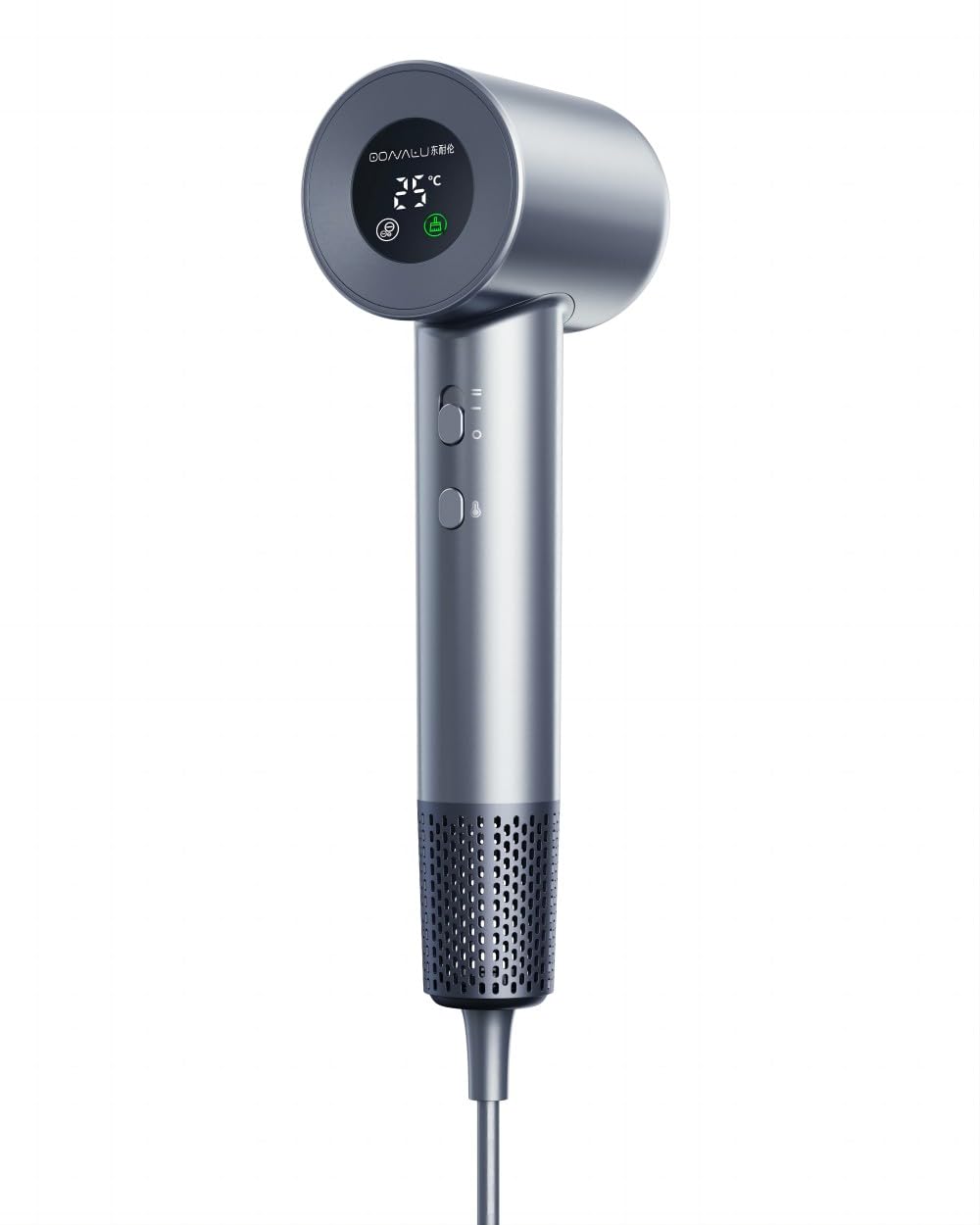 Hair Dryer, 110000 RPM Professional High Speed Blow Dryer Negative Ionic Care Hair Dryer for Fast Drying, Low Noise, HD Display Hairdryer for Curly Straightener, Thermo-Control Hairdryer with Nozzle