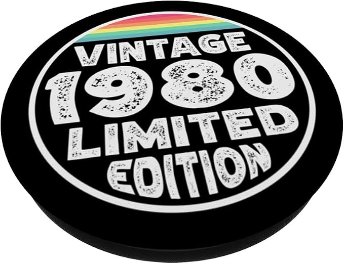 Limited Special Edition Vintage Since Born in 1980 PopSockets PopWallet for MagSafe