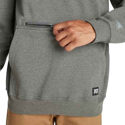 Timberland PRO Men's Hood Honcho HD Pullover Hooded Sweatshirt, Dark Charcoal Heather, Medium