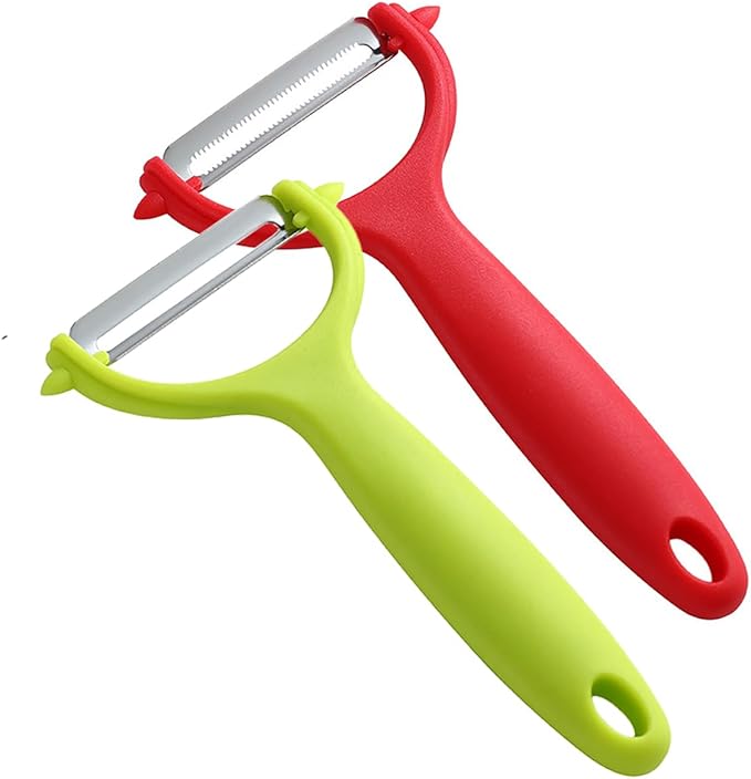Luszmoax Peeler-Vegetable-Potatoes-Carrot-Fruit-Apple Stainless Steel Y Peelers for Kitchen