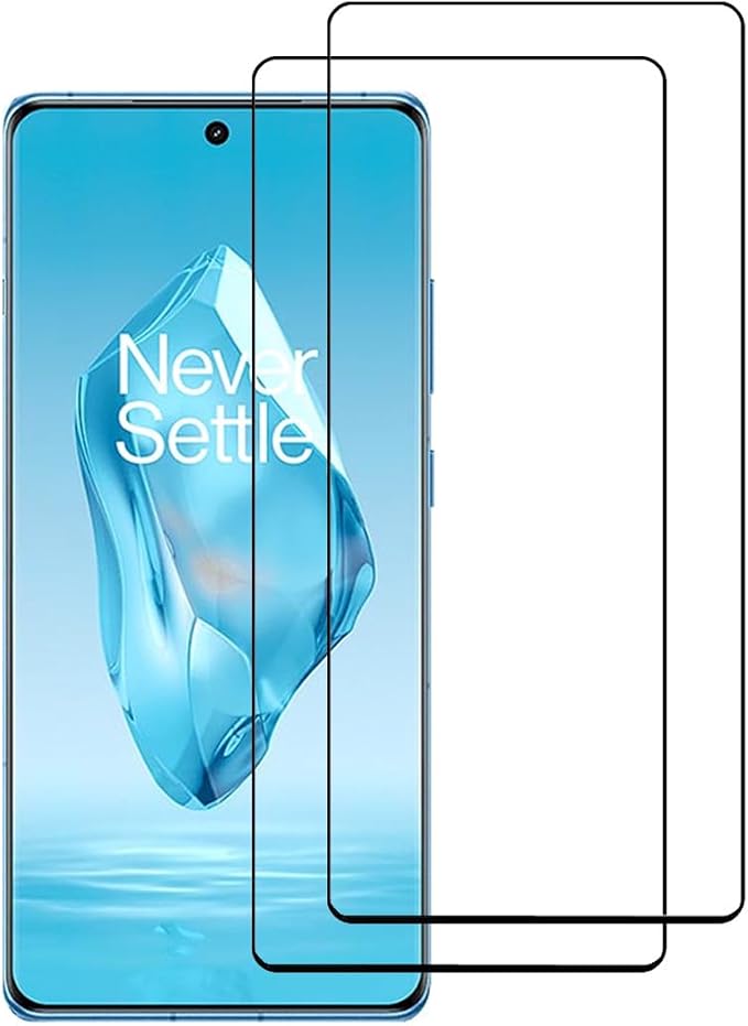 Screen Protector for OnePlus 12R 6.78 (2pcs) High Scratch Resistance Easy Install Tempered Glass Protective Film for OnePlus 12R