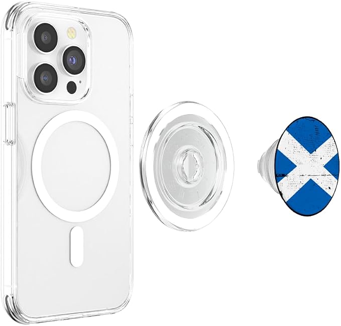 Scotland Vintage Scottish Flag Scotsman PopSockets Adhesive PopGrip