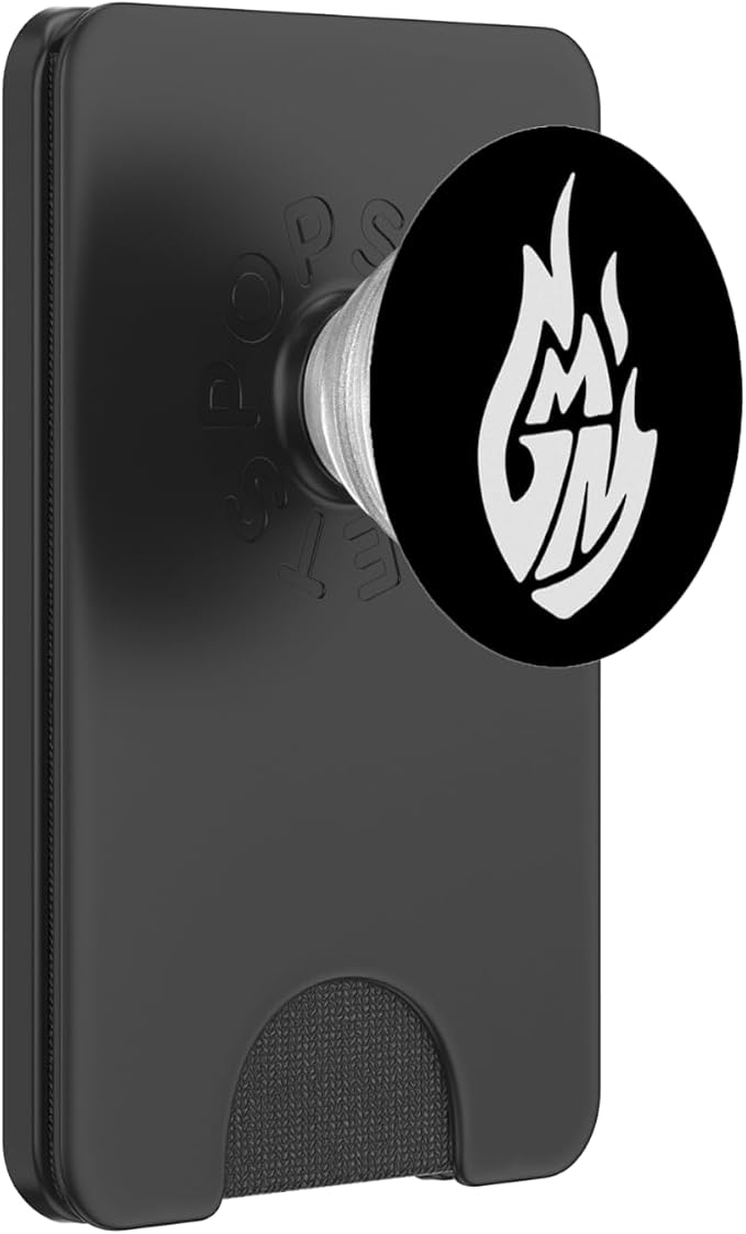 GMM Black &amp White Logo PopSockets Adhesive PopGrip