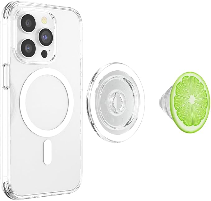Cute Green Lime Fruit Summer Time PopSockets Adhesive PopGrip