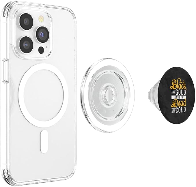 Pittsburgh Ultimate Sports Fan Distressed Lettering PopSockets Adhesive PopGrip