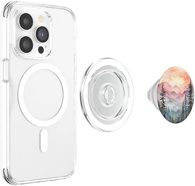 Mountains Wilderness Forest Hiking Pine Tree Nature PopSockets PopGrip for MagSafe