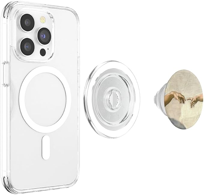 Creation of Adam Michelangelo Buonarroti Painting Art Pop PopSockets Adhesive PopGrip