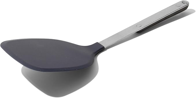 Made In Cookware - Rubber Spatula (Harbour Blue) - Versatile Kitchen Essential - Dishwasher Safe