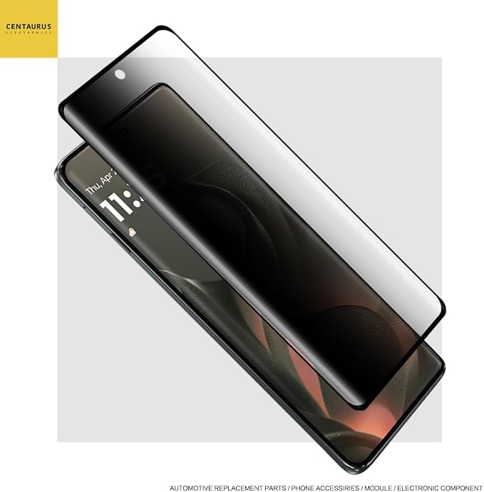 DUNSIHUI 2pcs Privacy 3D Curved Screen Protector For Motorola Edge（2025）Anti-spy Anti-Scratch Tempered Glass Film For Moto Edge（2025）
