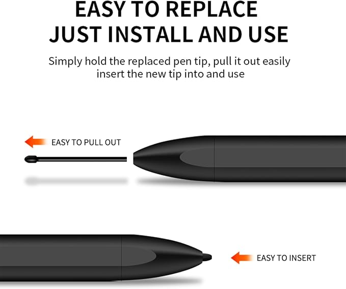 HAOZEE EMR Stylus Compatible with Remarkable 2 Pen with Eraser | 4096 Pressure Level Sensitivity Palm Recognition Digital Pen Marker Plus Compatible Kindle Scribe Tablet Pen