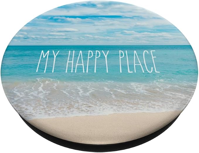 Rae Inspired Dunn Mug My Happy Place Summer Vacay Beach Day PopSockets Adhesive PopGrip