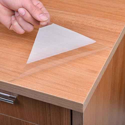 practicalWs 17.7In¡¿118In Clear Wallpaper Transparent Kitchen Backsplash Protective Contact Paper Removable Clear Wall Protector Oil Proof Waterproof Sticker Easy to Clean