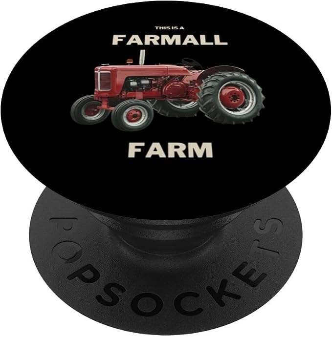This A Farmall Farm Vintage Tractor Farming Design PopSockets PopGrip for MagSafe